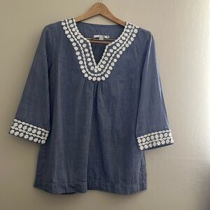 Boden Chambray Top